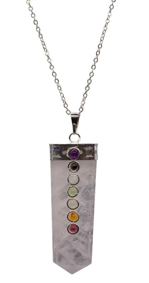 Rose Quartz Chakra Necklace