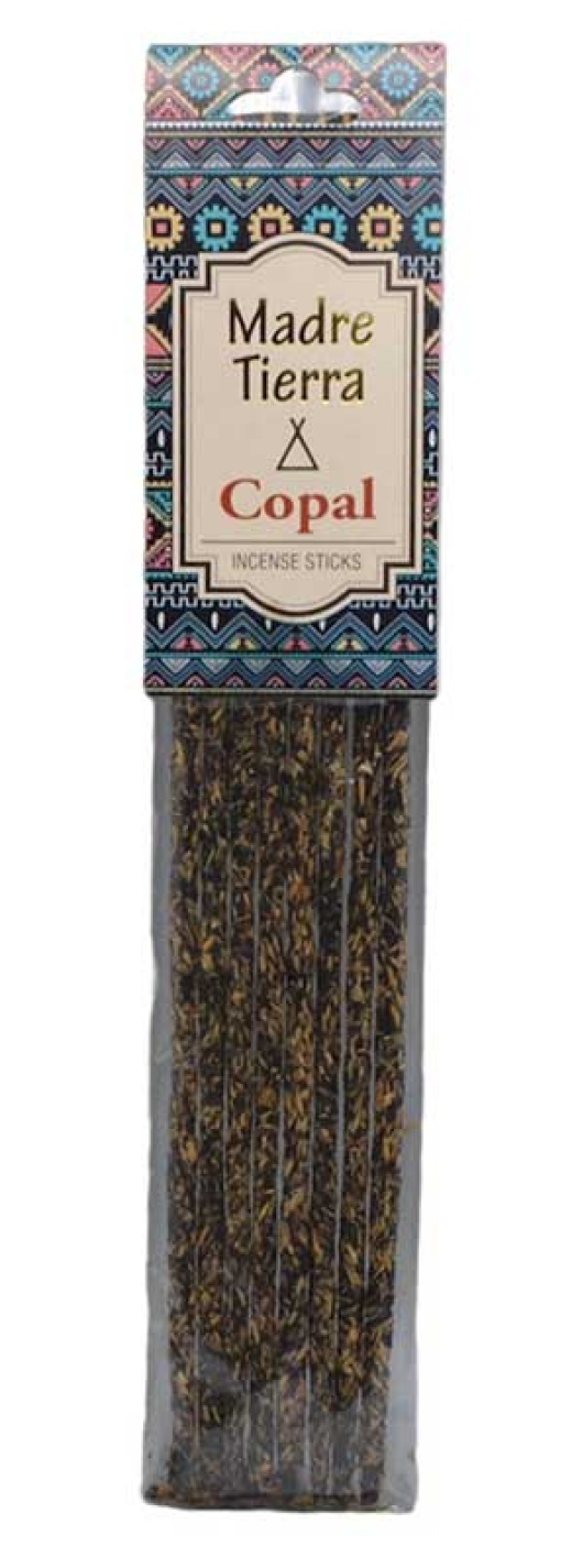 Copal Madre Tierra Incense Sticks - 8/Pk Hand Rolled for Meditation and Relaxation