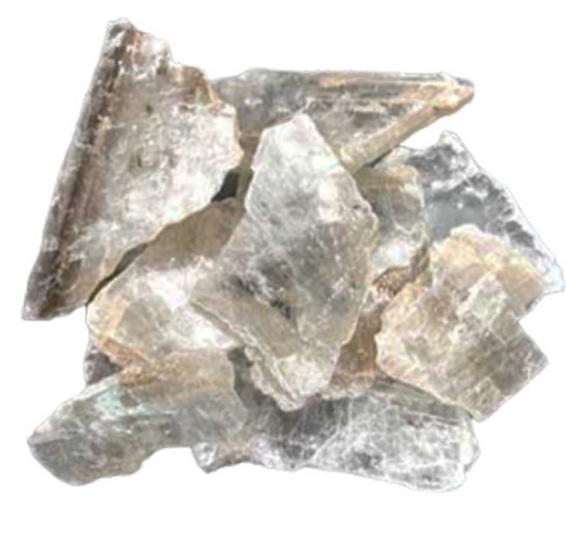 10-13# Flat Of Selenite Polished Slices 5-8" from Morocco