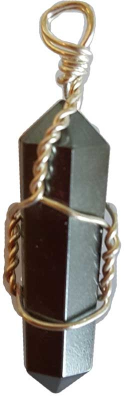 Wire Wrapped Hematite Point - Set of 5