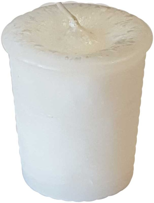 Cleansing Herbal Votive Candle - White