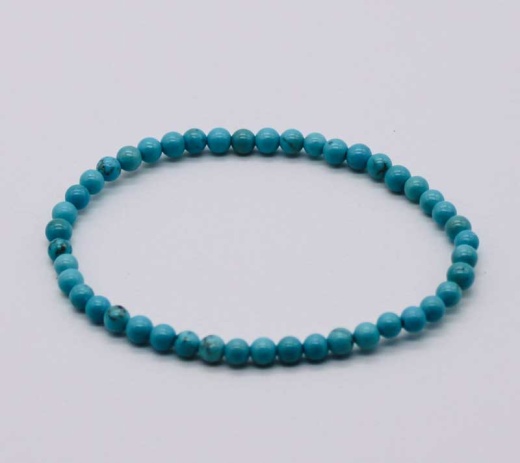 4Mm Turquoise Stretch Bracelet