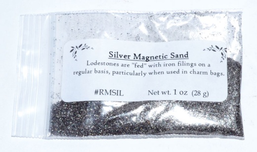 Silver Magnetic Sand (Lodestone Food) 1Oz