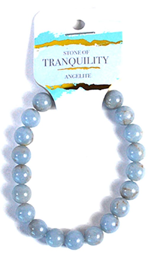8Mm Angelite Bracelet