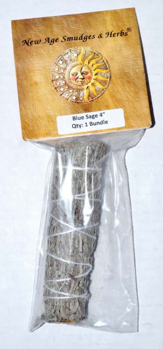 Blue Sage Smudge Stick 4" - Perfect for Smudging Rituals