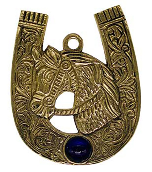 3 1/4" X 4" Horse Shoe Brass Wall Hanging
