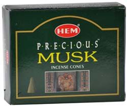 Precious Musk Hem Cone - Incense Cones for Meditation and Energy Work