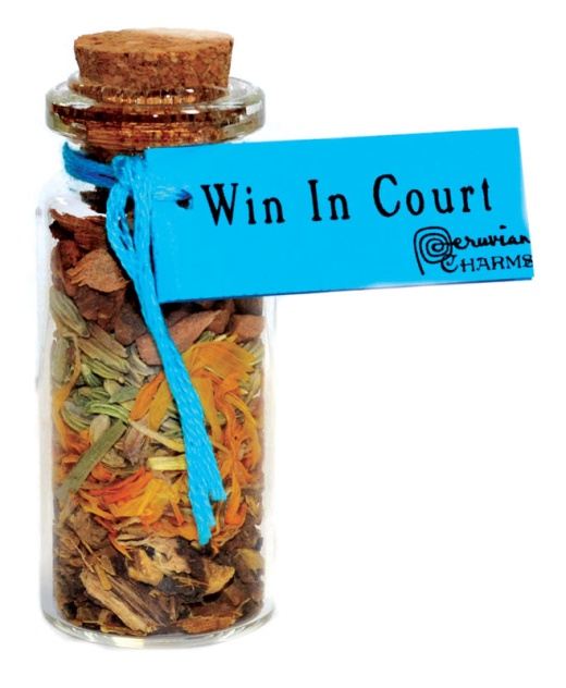 Win In Court Pocket Spellbottle