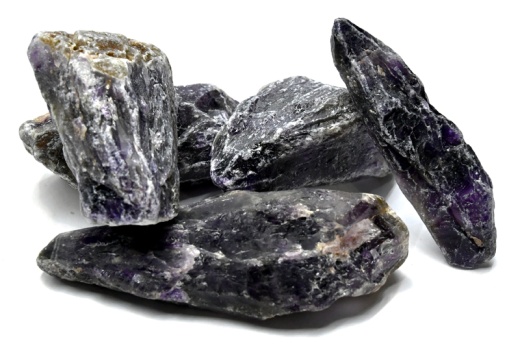 1 Lb Amethyst Grade AA Untumbled - High Quality Healing Crystals