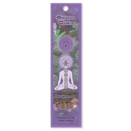 Sahasrara Chakra Incense Stick 10 Pack - Balance Your Crown Chakra
