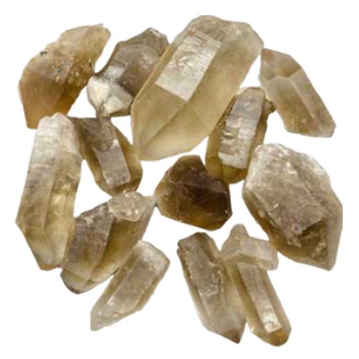 Smoky Quartz Natural Points Flat