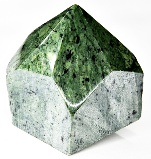 Dargi Jade Top Polished Point - Harmonize Your Space with Love and Virtue