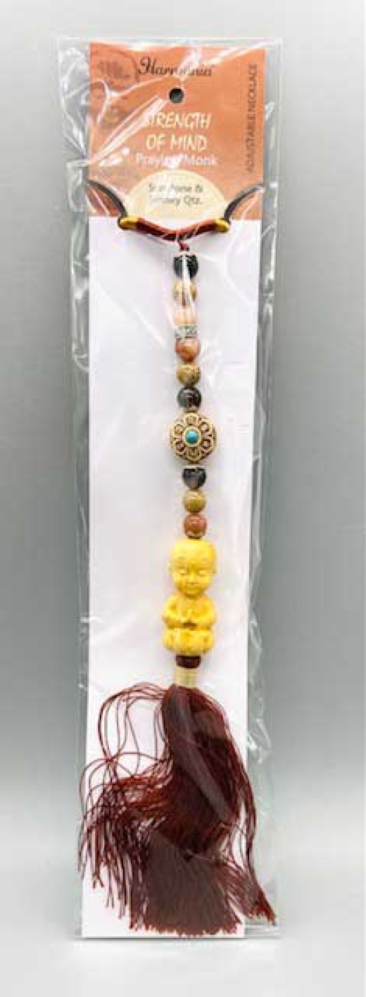 Strength Of Mind (Praying Monk) Necklace