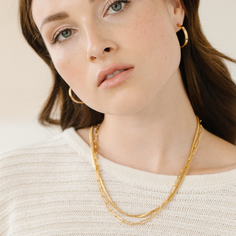 Colette Chain Layering Set - Gold