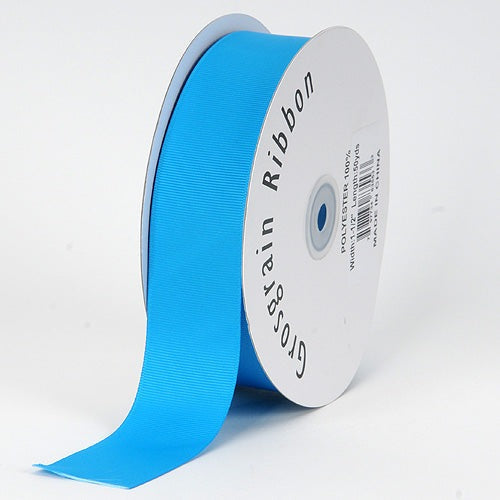 1-1/2 Inch Aqua Blue Grosgrain Ribbon 50 Yards