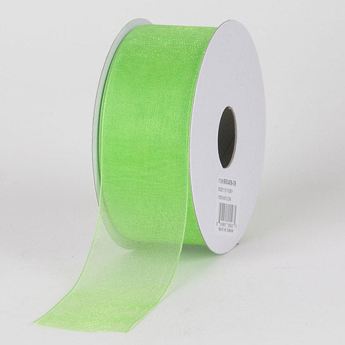 Apple - Sheer Organza Ribbon - ( 5/8 inch | 25 Yards )