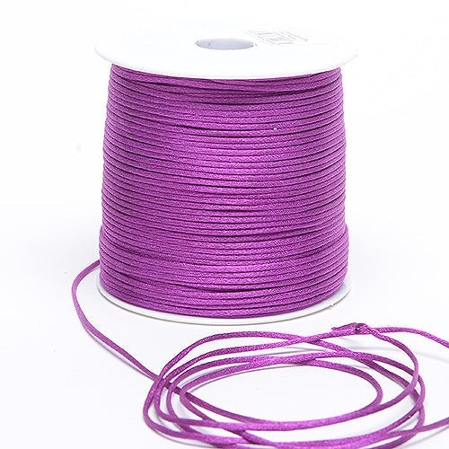 Violet - 3Mm Satin Rat Tail Cord Ultra - ( 3Mm X 100 Yards )