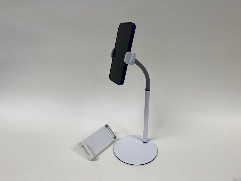 Tablet & Phone Stand - White