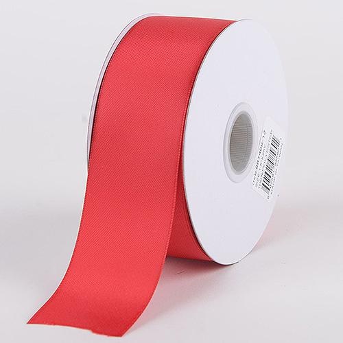 Red - Satin Ribbon Double Face - ( W: 2-1/2 Inch | L: 25 Yards )