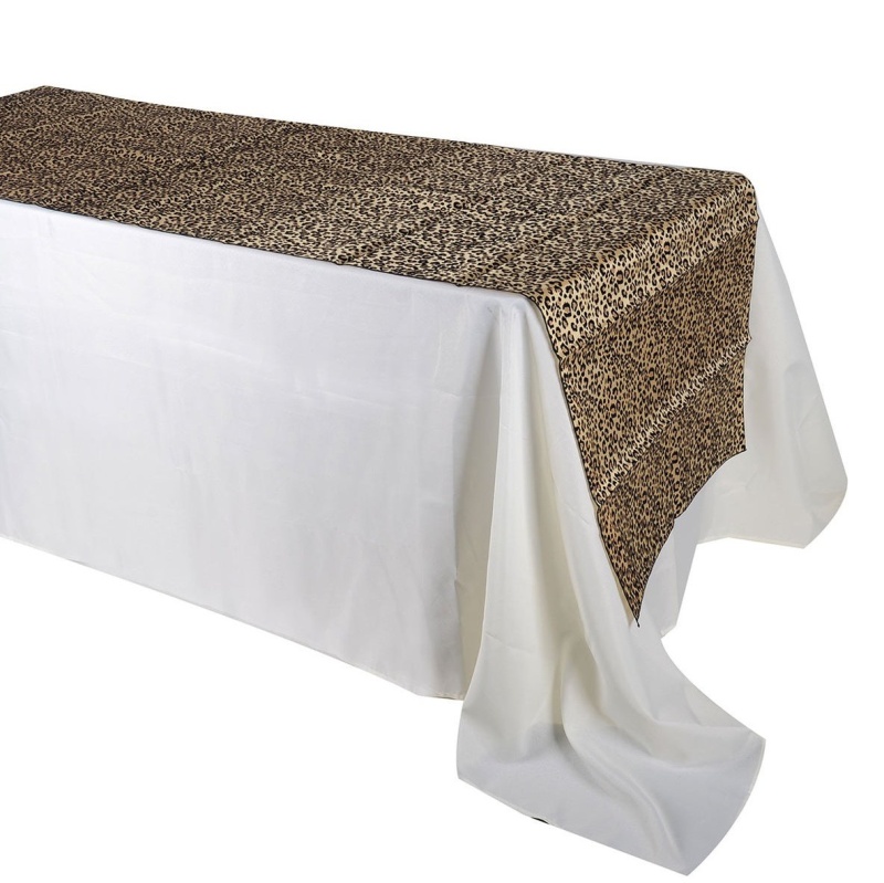Leopard Print Overlays ( W: 28 Inch | L: 108 Inches )