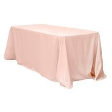 Blush - 60 X 126 Rectangle Polyester Tablecloths - ( 60 Inch X 126 Inch )