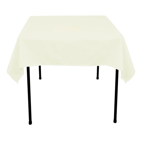 Ivory - 70 X 70 Square Tablecloths - ( 70 Inch X 70 Inch )