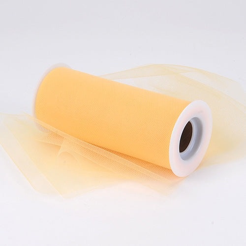 Light Gold - Premium Tulle Fabric ( 12 Inch | 25 Yards )