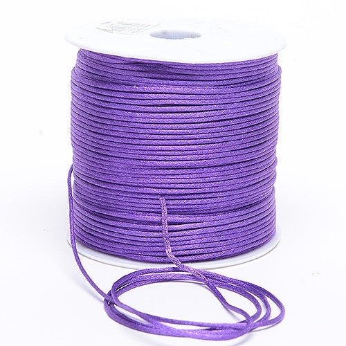 Purple Haze - 3Mm Satin Rat Tail Cord - ( 3Mm X 100 Yards )