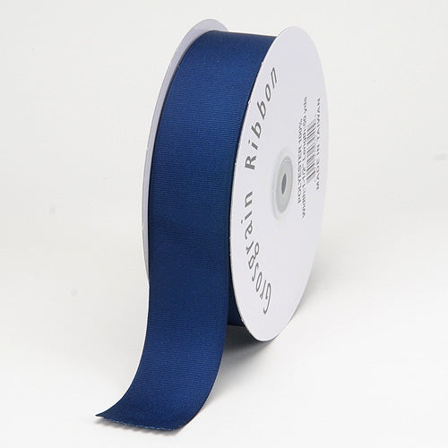 Navy - Grosgrain Ribbon Solid Color - ( W: 3 Inch | L: 25 Yards )