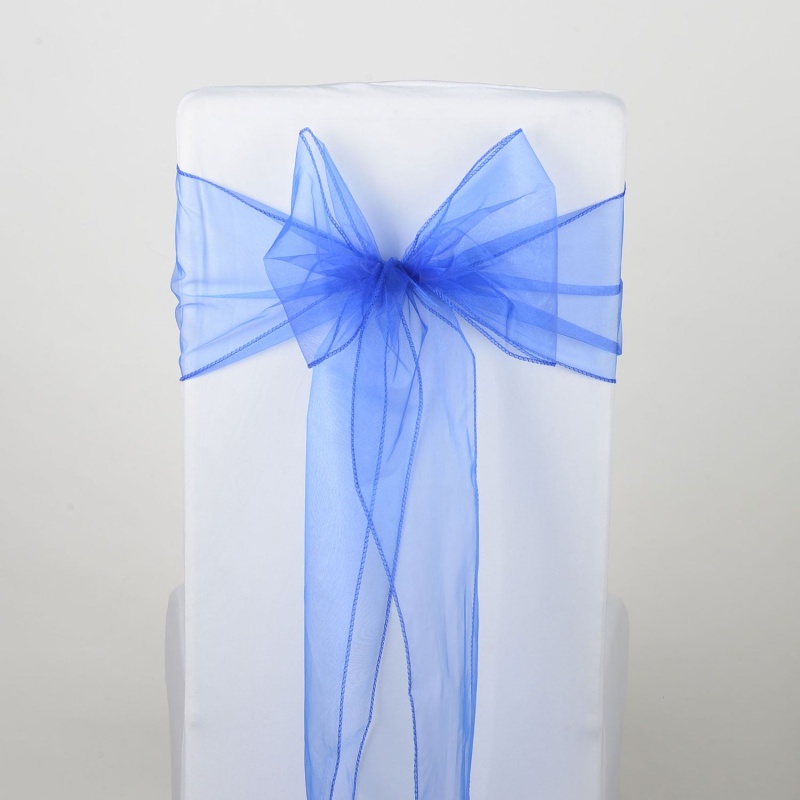 Royal - Organza Chair Sash - ( Pack Of 10 Piece - 8 Inches X 108 Inches )