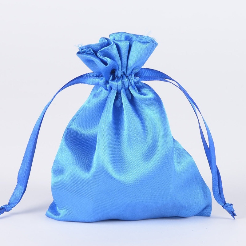 Royal Blue - Satin Bags - ( 3X4 Inch - 10 Bags )