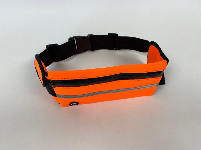 Waist Belt With Pouch Bag, Orange
