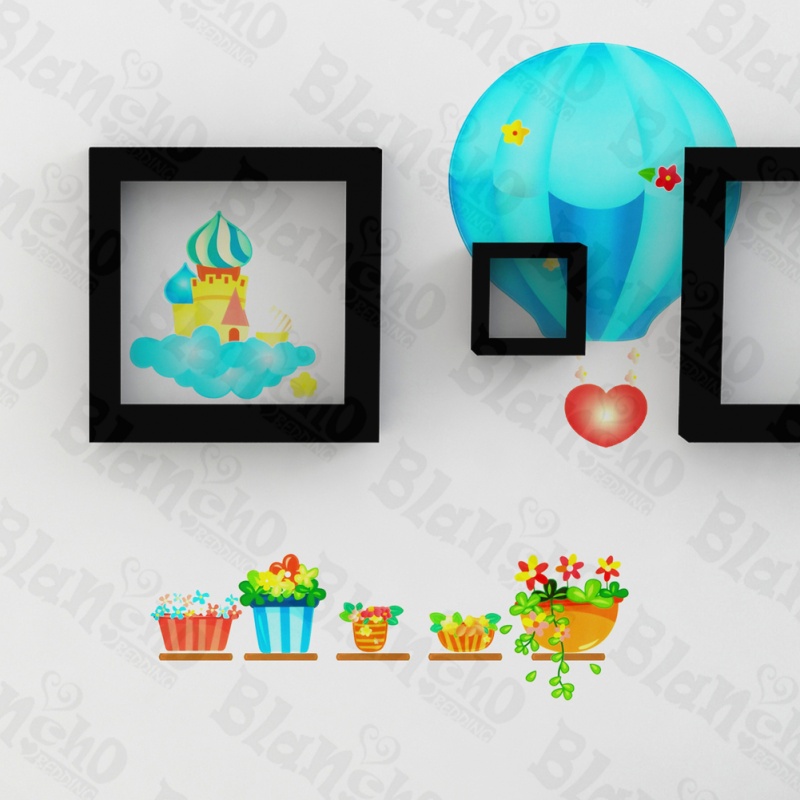 Hot-Air Balloon Party- Wall Decals Stickers Appliques Home déCor