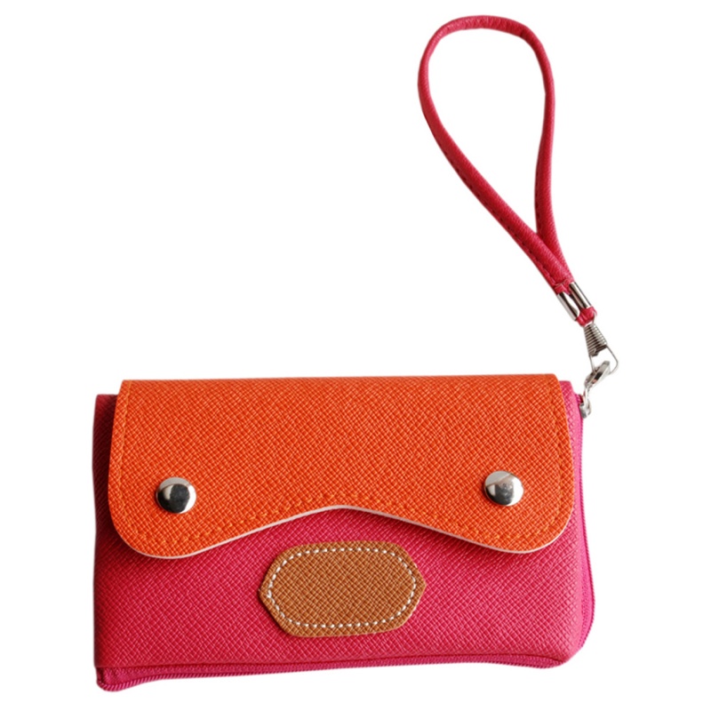 Colorful Leatherette Mobile Phone Pouch Cell Phone Case Clutch Pouch - Charm Twilight
