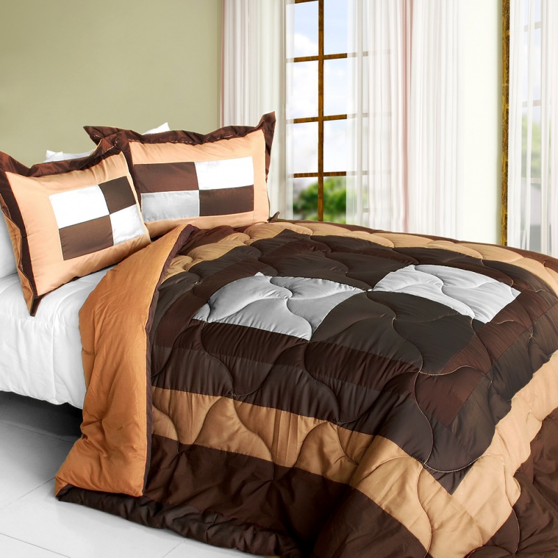Quilted Patchwork Down Alternative Comforter Set - My Lilith