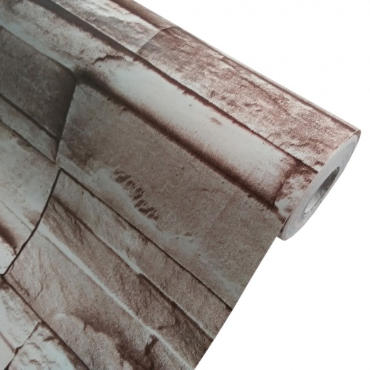 Brick Wood Self-Adhesive Wallpaper Home Decor