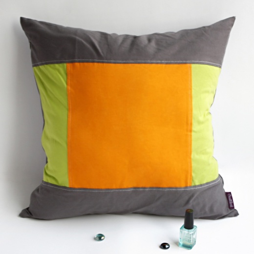 Onitiva Knitted Fabric Patch Work Pillow Cushion Floor Cushion - Sport Zone