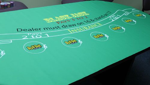 Rollout Gaming Blackjack Table Top