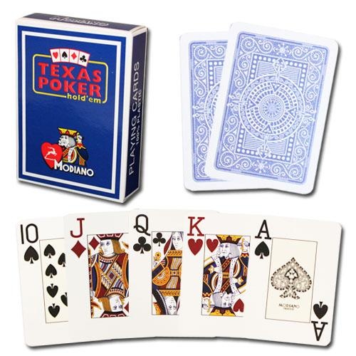 Modiano Texas Poker Jumbo - Blue