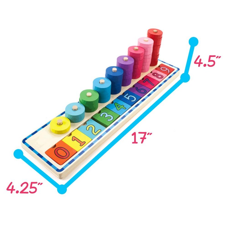 Colorful Counting Number Stacker