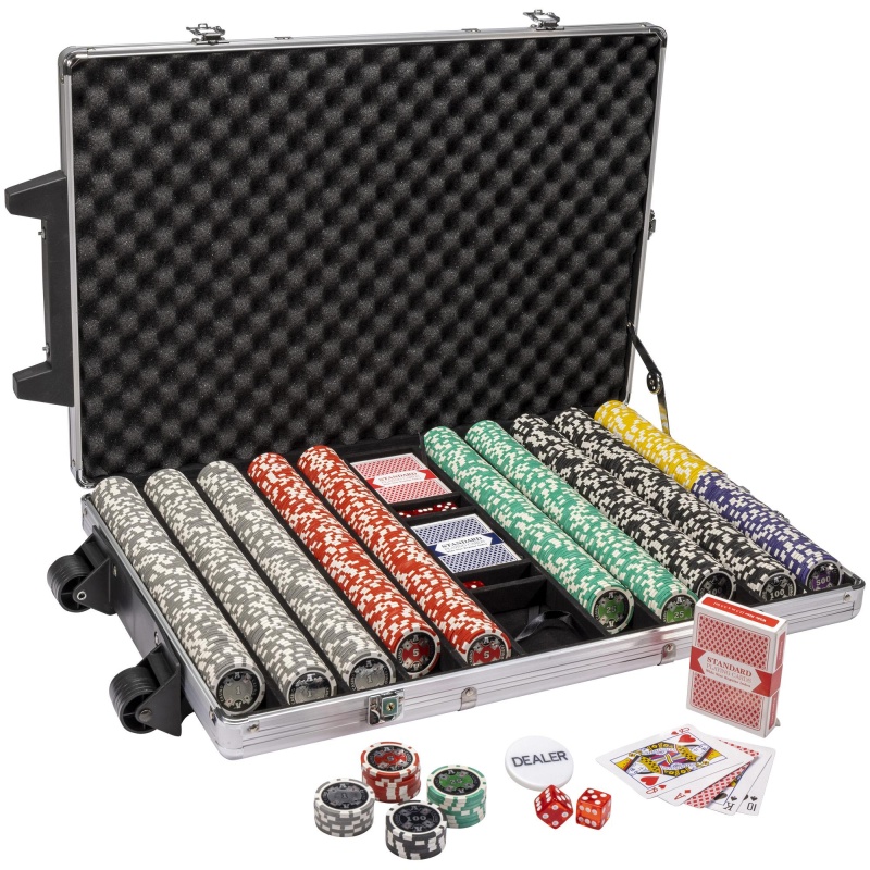 1,000 Ct - Pre-Packaged - Ace Casino 14 Gram - Rolling Case