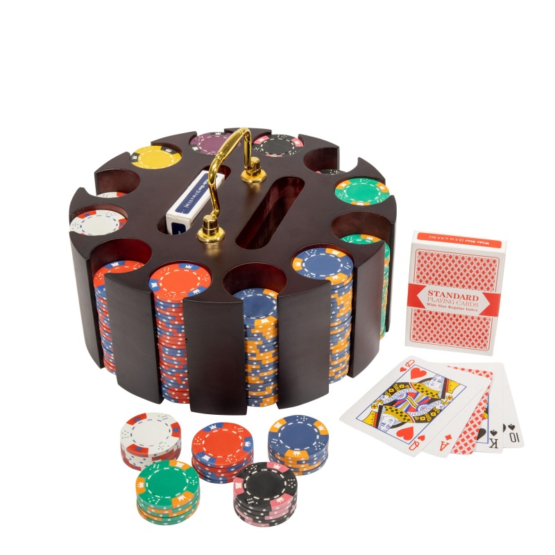 300 Ct - Pre-Packaged - Crown & Dice 14 G - Wooden Carousel