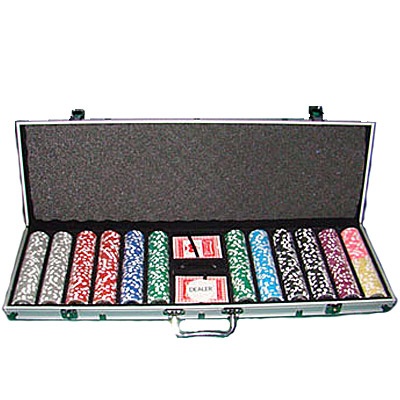 600 Ct. Black Diamond Poker Chip 14 Gram - 9 Denominations