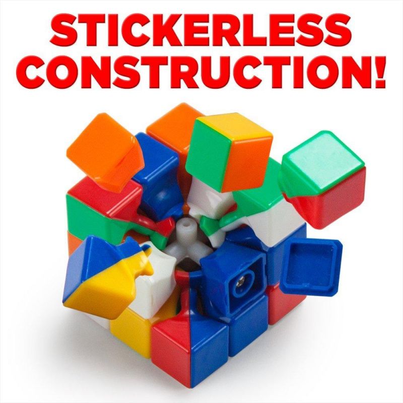 3X3x3 Stickerless 6-Color Speed Puzzle Cube