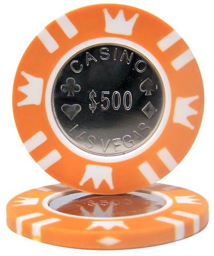 Coin Inlay 15 Gram - $500 Chip (25 Pack)