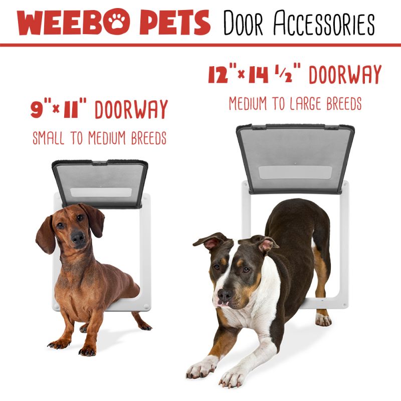 Large Breed Pet Door With 14.5 X 12" Flap Opening