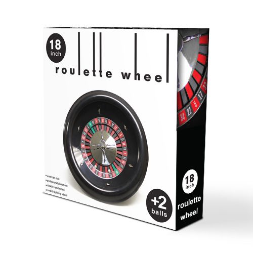 18" Premium Bakelite Roulette Wheel With 2 Roulette Balls