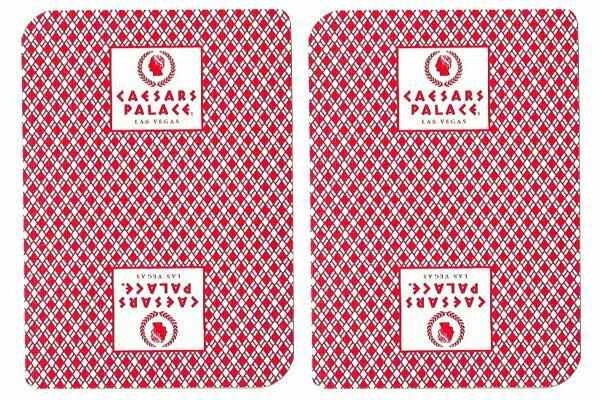 Single Deck Used In Casino Playing Cards - Caesar's Palace