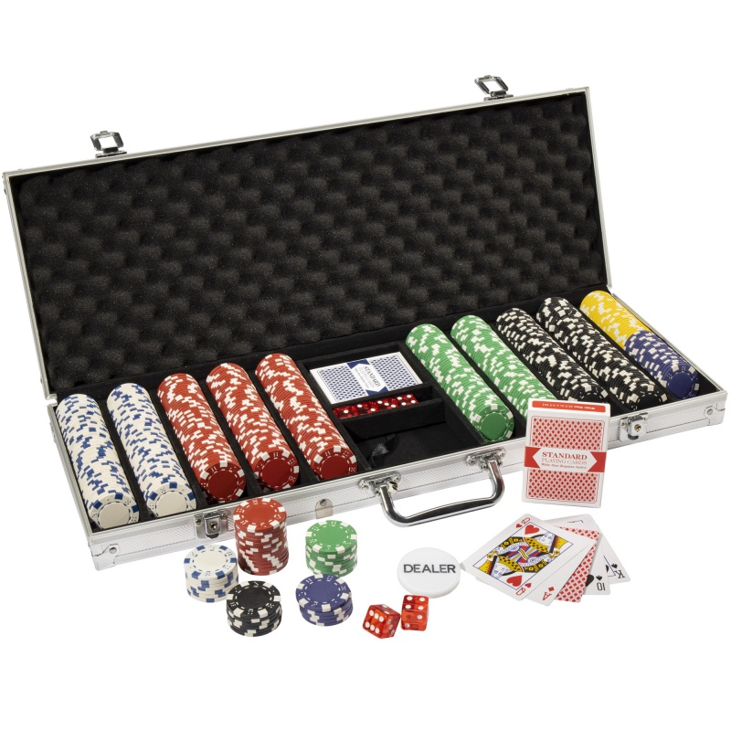 500 Ct - Pre-Packaged - Striped Dice 11.5 G - Aluminum