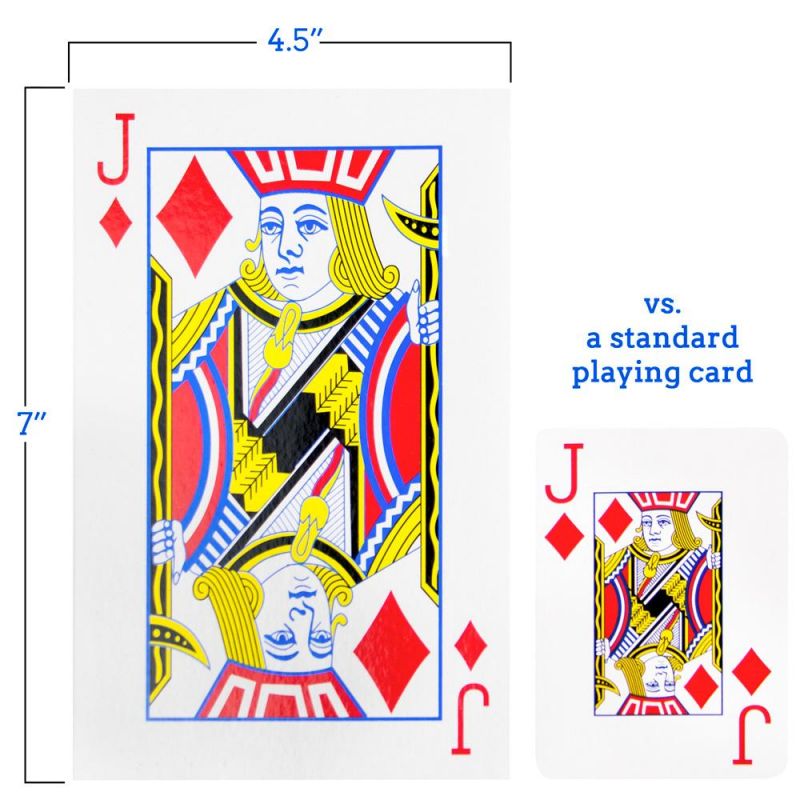 Jumbo Oversize Playing Cards 4.5"X7"